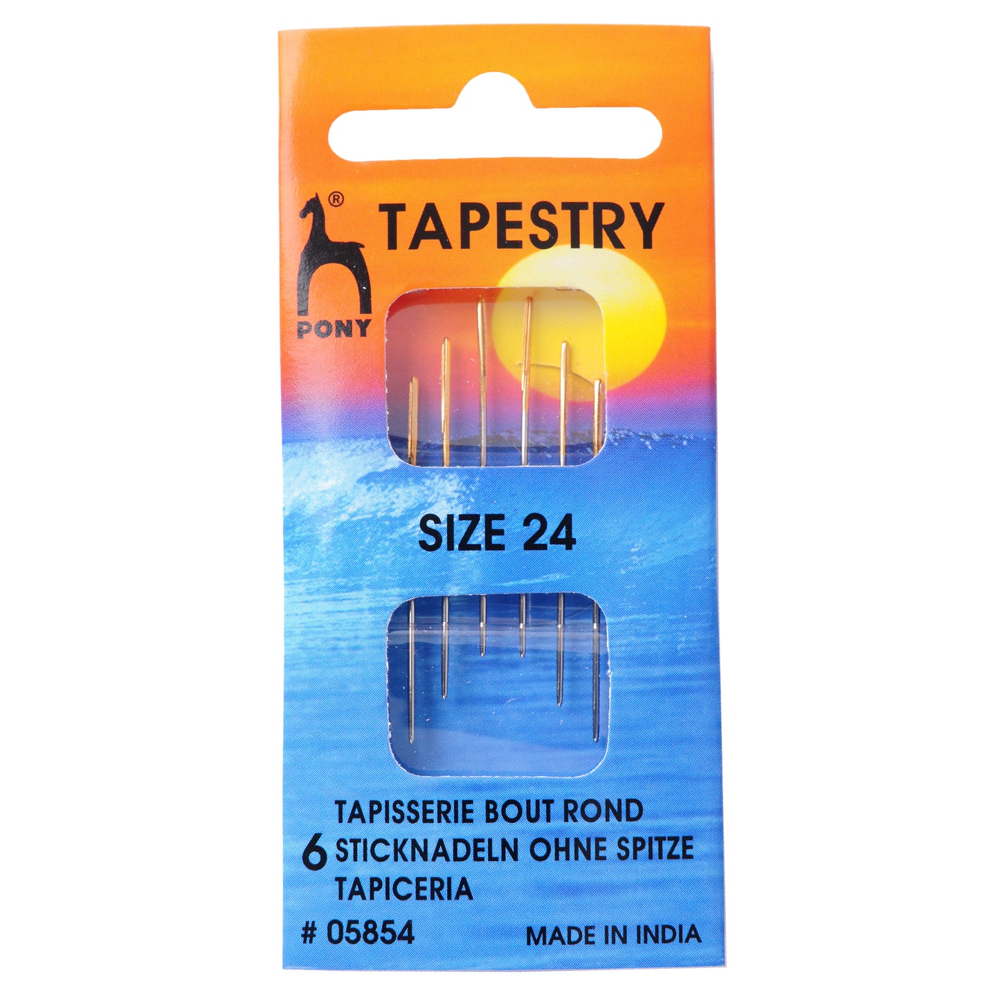 Tapestry Needles - Pony Gold - Sizes 24,26 & 28