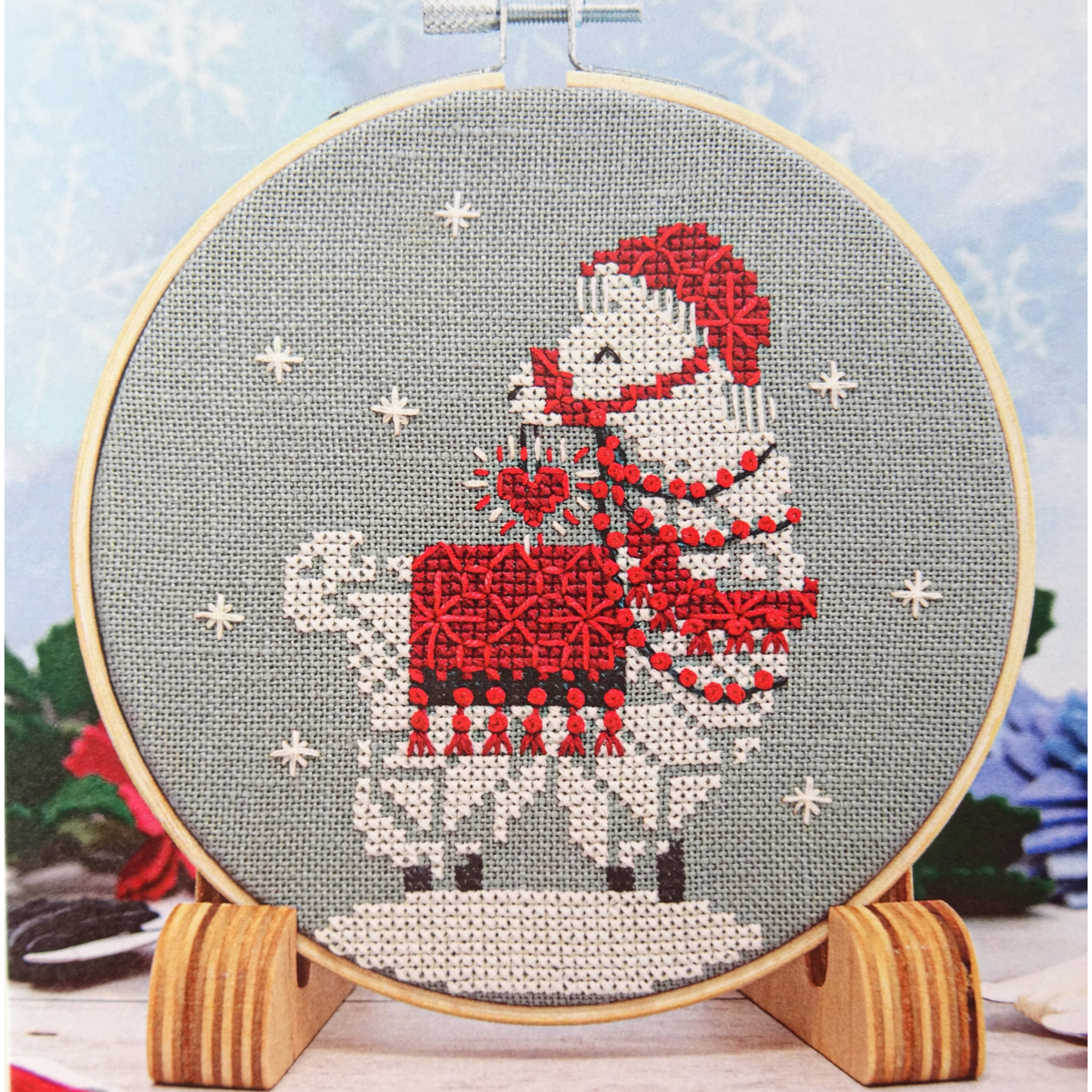 Snowflake Llama Ornament