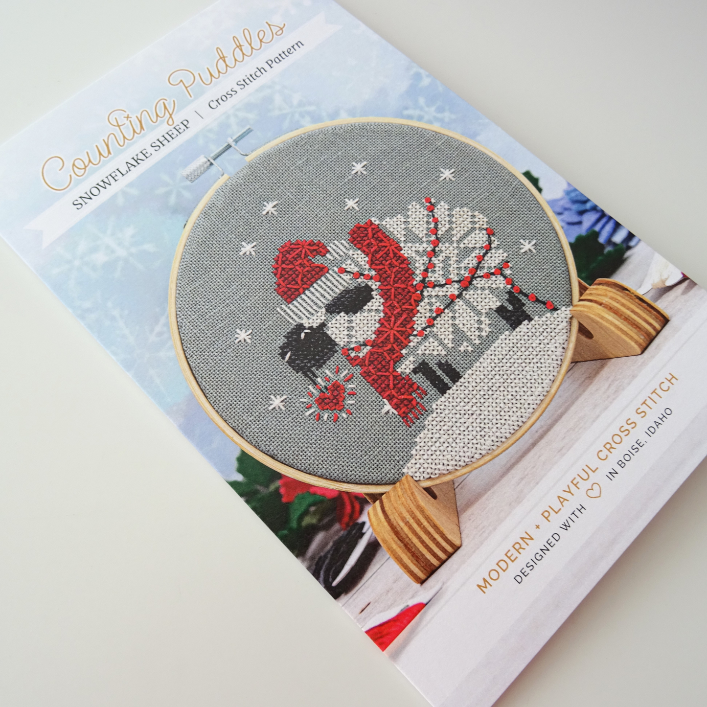 Snowflake Sheep Ornament