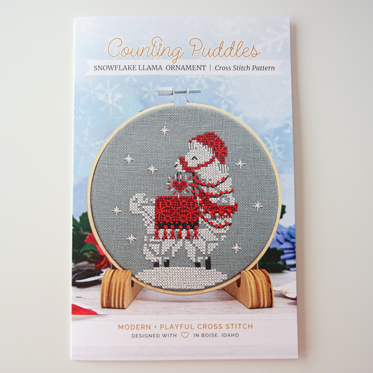 Snowflake Llama Ornament