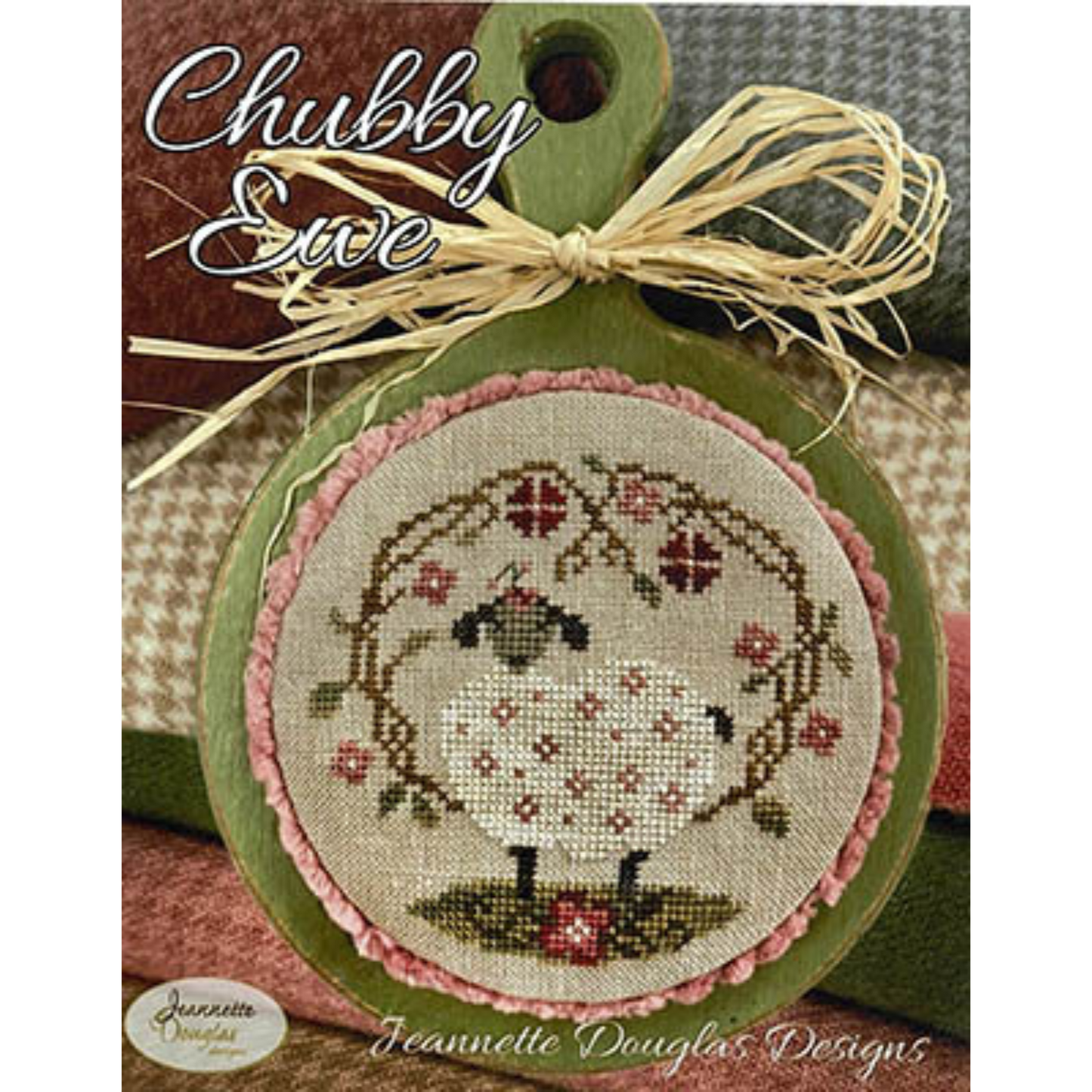Cross stitch pattern by Jeannette Douglas Designs called Chubby Ewe
