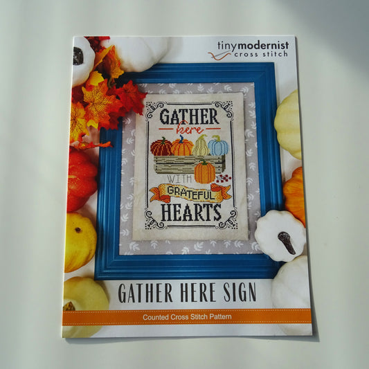 Gather Here Sign