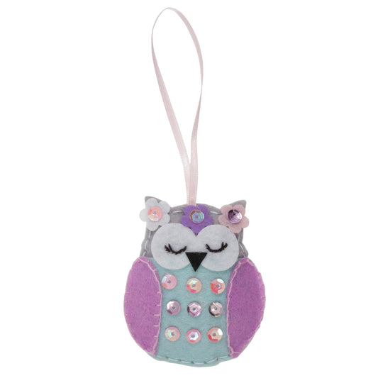 Felt Spring Owl - Mini Felting Kit