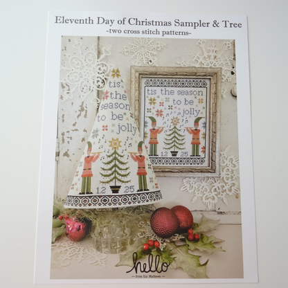 Eleventh Day of Christmas Sampler & Tree