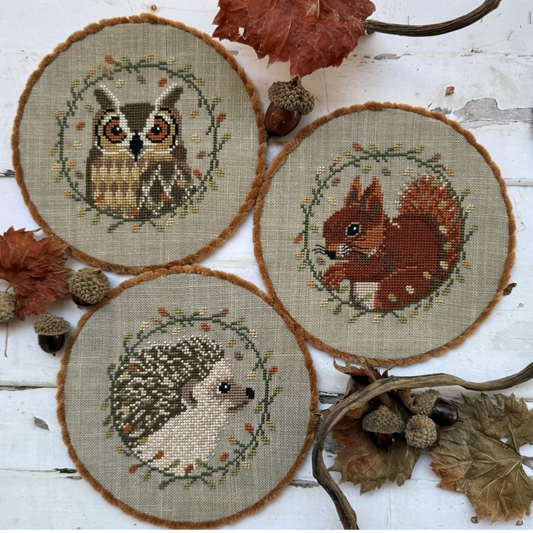 Fall Animals Trio
