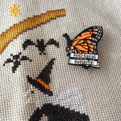 Anti-Social Butterfly Needle Minder