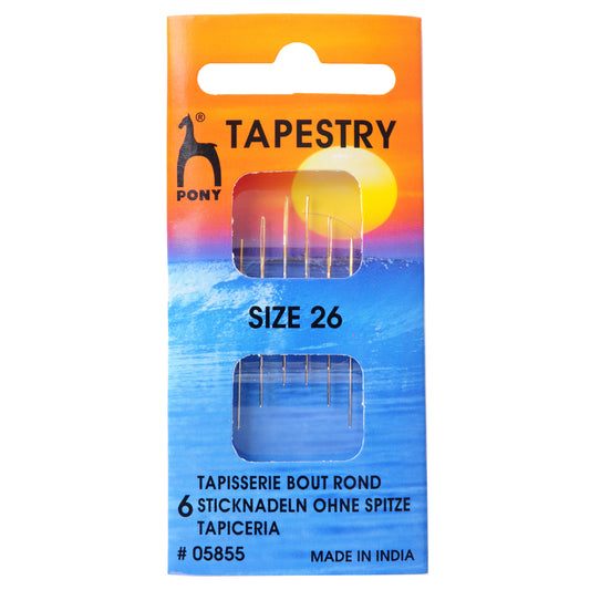 Tapestry Needles - Pony Gold - Sizes 24,26 & 28