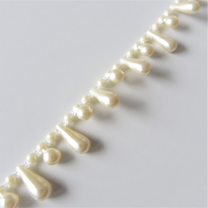 Pearl Drop Beaded Trim