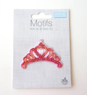 Pink Tiara Patch