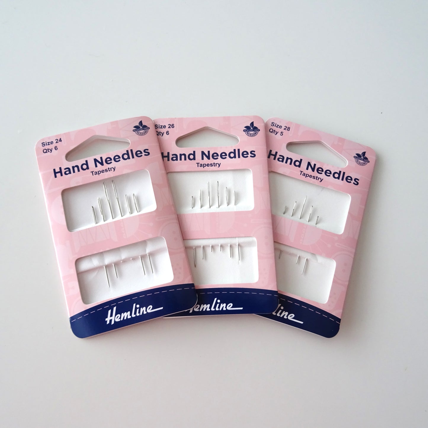 Tapestry Needles - Hemline - Sizes 24, 26 & 28