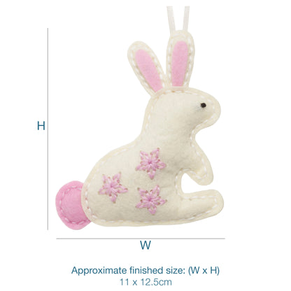 Felt Bunny - Mini Felting Kit