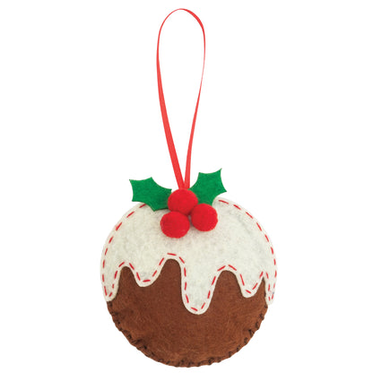 Felt Christmas Pudding - Mini Felting Kit
