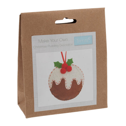 Felt Christmas Pudding - Mini Felting Kit