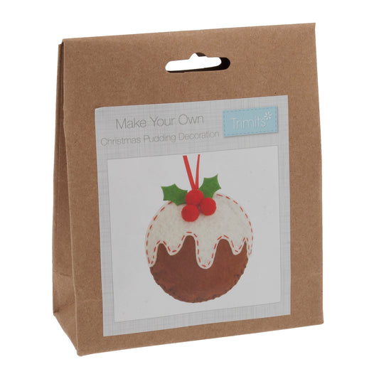 Felt Christmas Pudding - Mini Felting Kit