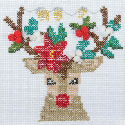 Reindeer - Mini Cross Stitch Kit